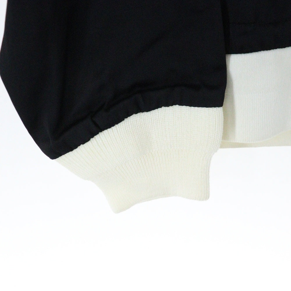 Coal Black(コールブラック) 7B バックイーグルデザイン アームエンブロイダリーデザイン ダブルポケット スカジャン ジャケット ブラック