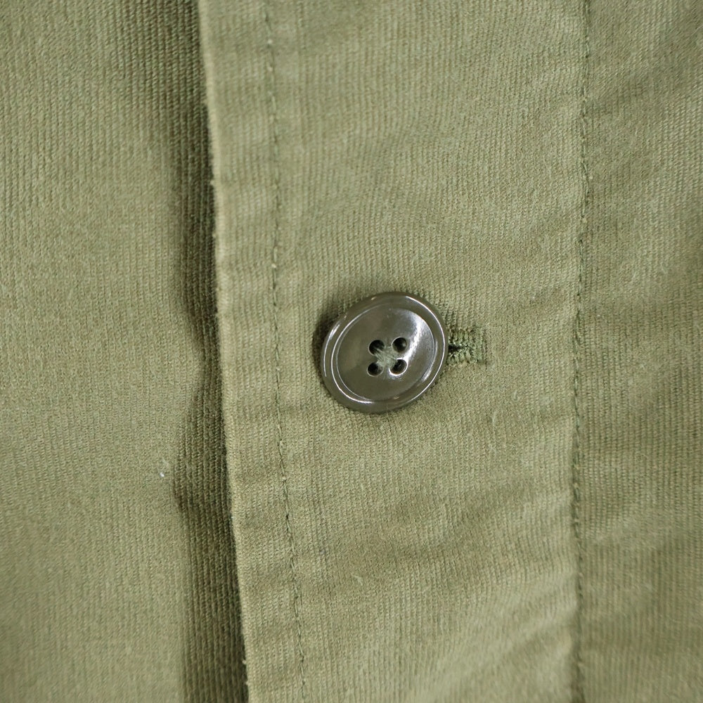 WACKO MARIA(ワコマリア) 両面ロゴデザインプリント 6B ダブルポケット ファー切り替え N1 デッキジャケット カーキ