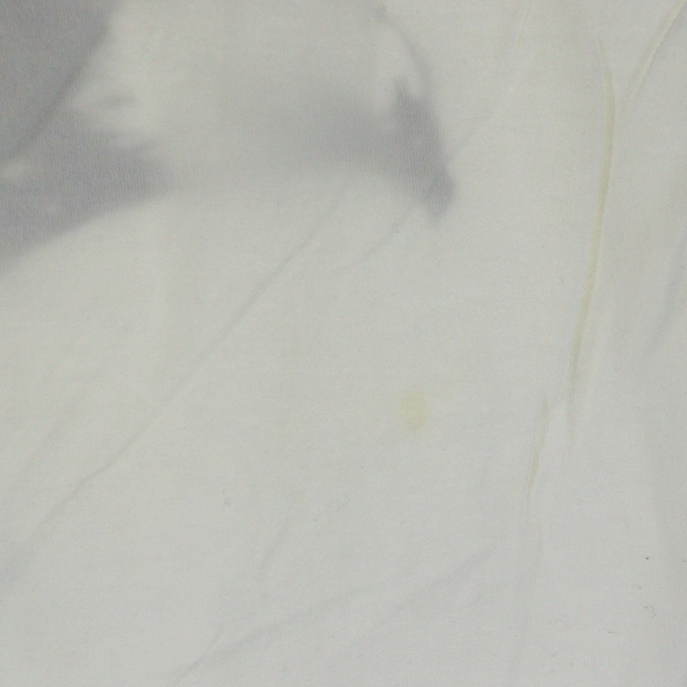 Coal Black(コールブラック) イーグルロゴ プリント クルーネック ノースリーブ タンクトップ カットソー ホワイト