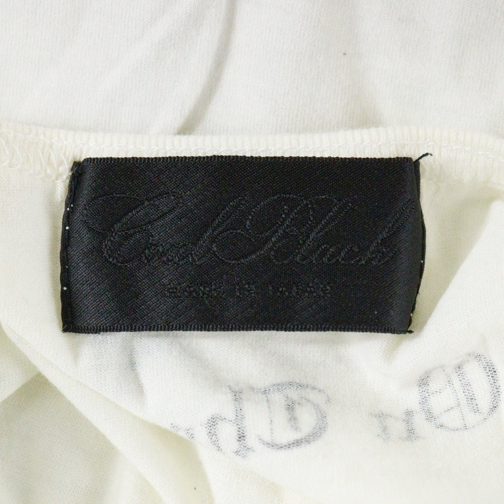 Coal Black(コールブラック) イーグルロゴ プリント クルーネック ノースリーブ タンクトップ カットソー ホワイト