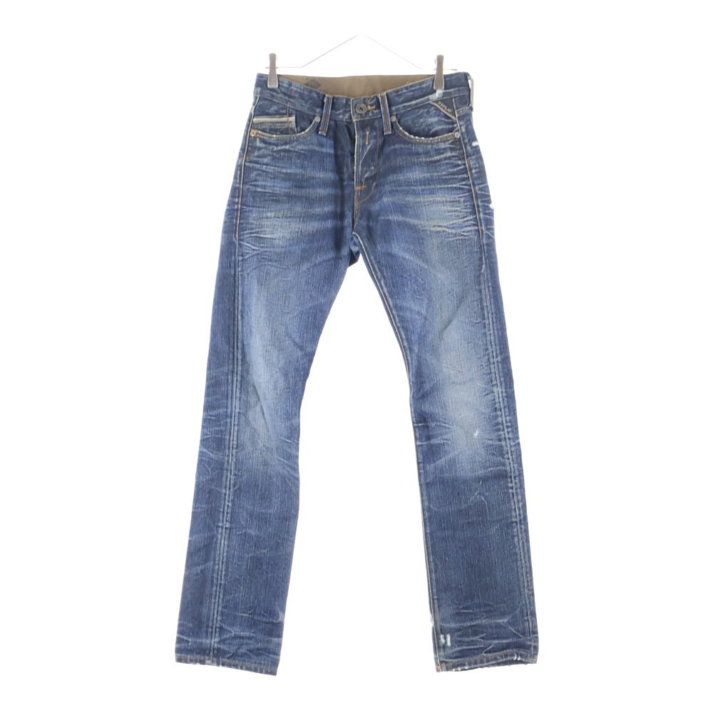 REPLAY(リプレイ) WAITOM イタリア製 ボタンフライ デニム スキニーパンツ インディゴ