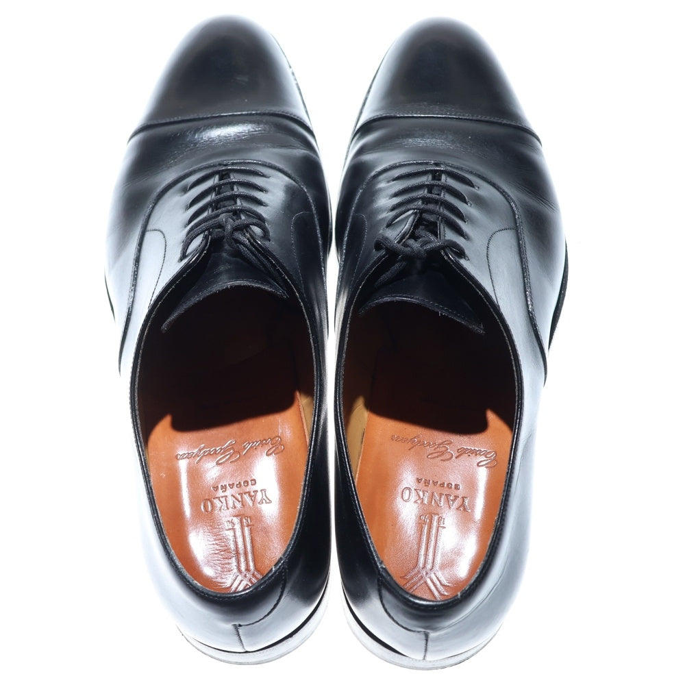 YANKO(ヤンコ) ストレートチップ レザーシューズ ブラック 104638A