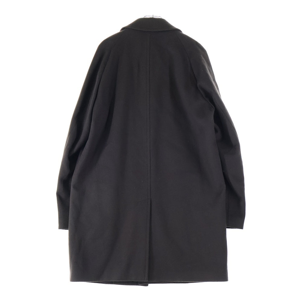 Paul Smith(ポールスミス) 裏地星座柄 5B シングル メルトンウールロングコート ジャケット ブラウン PP-RM-33141