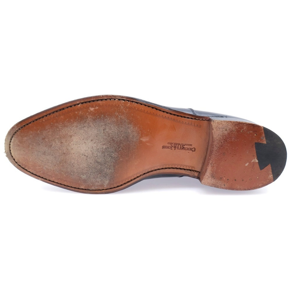Crockett&Jones(クロケットアンドジョーンズ) CONNAUGHT コノート キャップトゥ レザー レースアップ ドレスシューズ ブラック 7742-12