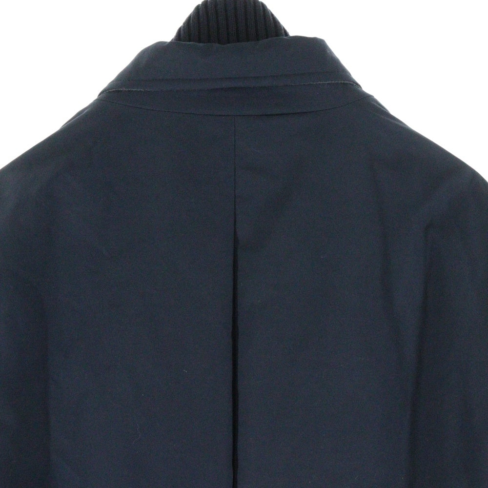 MONCLER(モンクレール) GRIMBERT GIUBBOTTO グランベール リブネック ダウン ドッキング チェスターコート ネイビー 220913190300