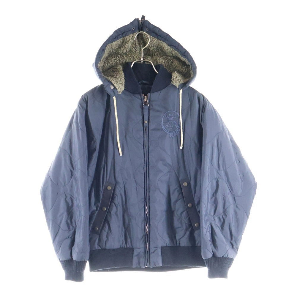 DIESEL(ディーゼル) フーデッド キルティング ボンバージャケット ブルゾン ブラック