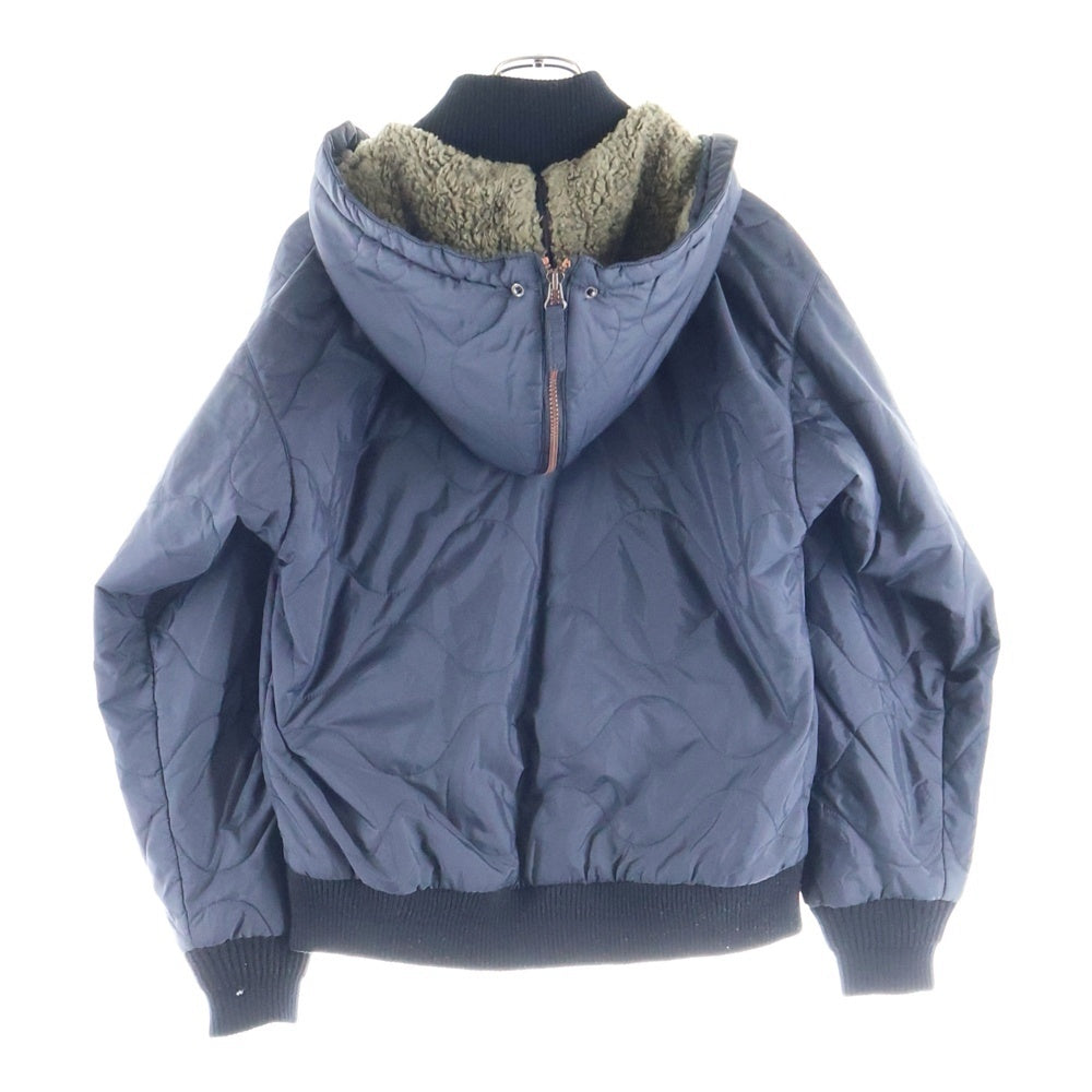 DIESEL(ディーゼル) フーデッド キルティング ボンバージャケット ブルゾン ブラック