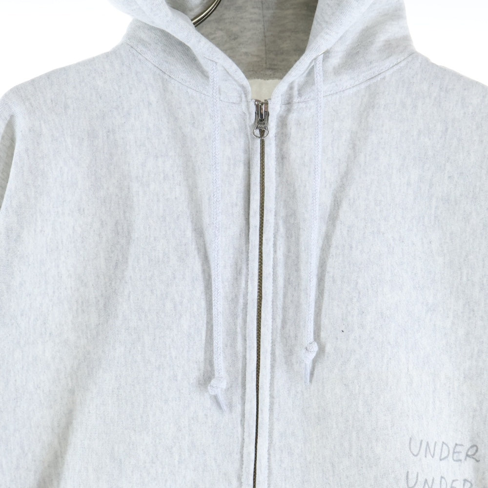 RON HERMAN(ロンハーマン) UNDER R ジップアップパーカー スウェット グレー
