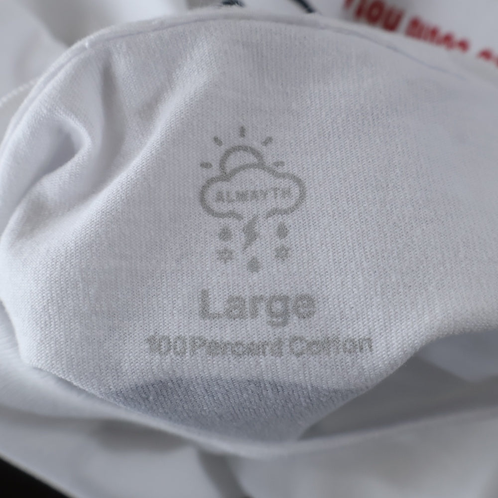 BBS BARBER SAKOTA(バーバーサコタ) ×ALWAYTH ×WAKE SAPPORO bicycle Long Sleeve Tshirt オールウェイズ ウェイク札幌 バイシクルプリント ロングスリーブTシャツ ホワイト