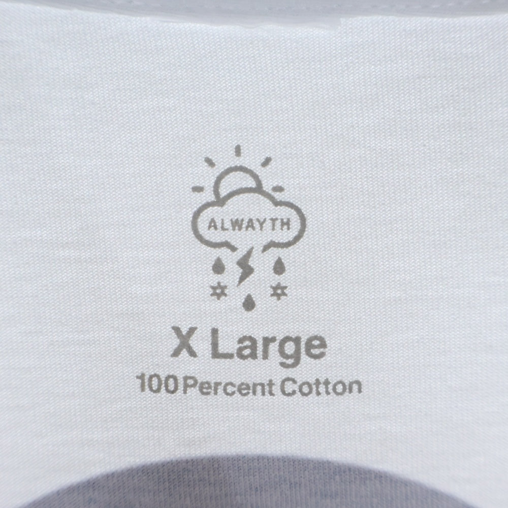 BBS BARBER SAKOTA(バーバーサコタ) ×ALWAYTH ×WAKE SAPPORO bicycle Long Sleeve Tshirt オールウェイズ ウェイク札幌 バイシクルプリント ロングスリーブTシャツ ホワイト