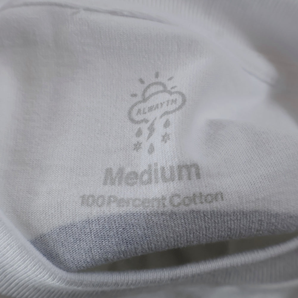 BBS BARBER SAKOTA(バーバーサコタ) ×ALWAYTH ×WAKE SAPPORO bicycle Long Sleeve Tshirt オールウェイズ ウェイク札幌 バイシクルプリント ロングスリーブTシャツ ホワイト