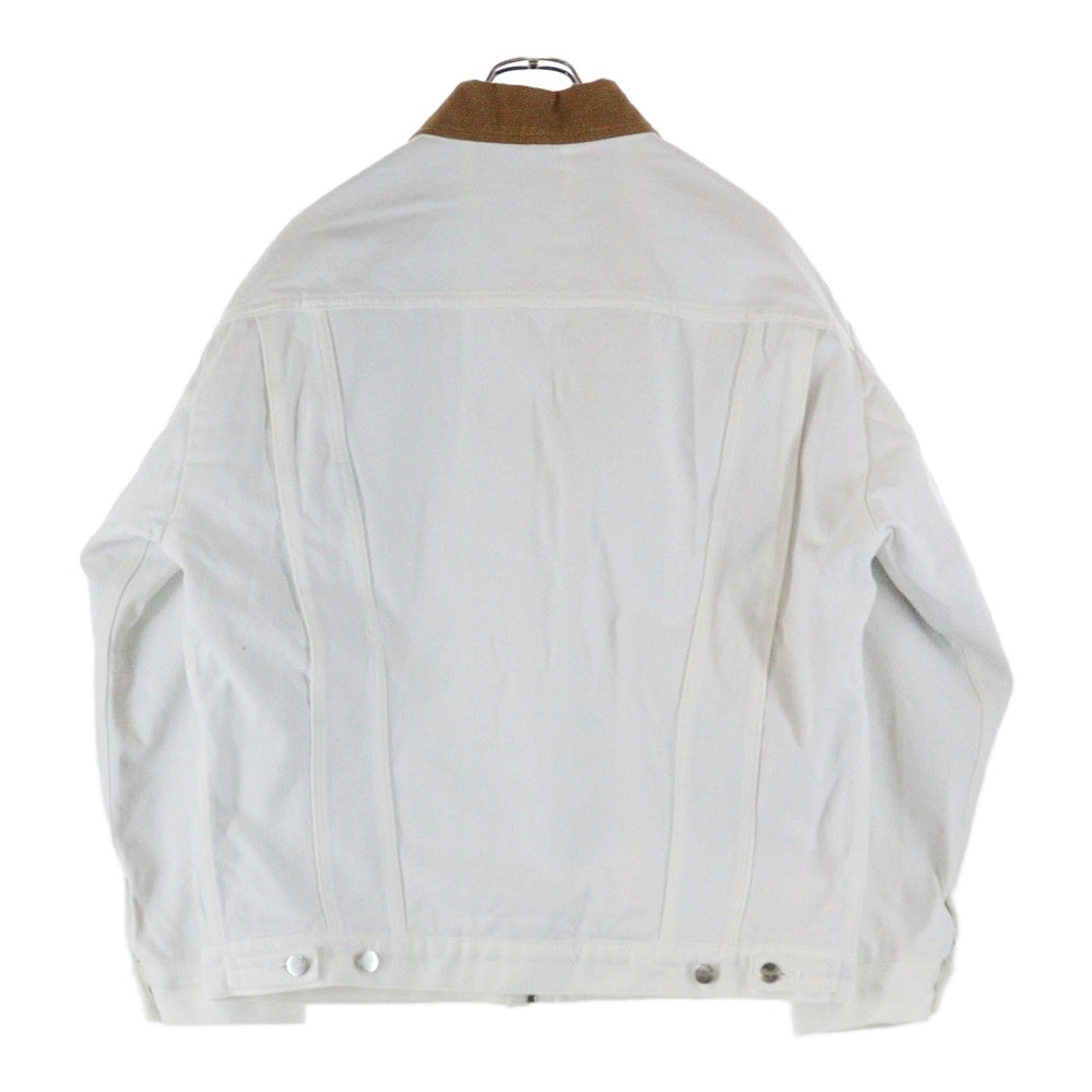 WACKO MARIA(ワコマリア) 23AW ×WRANGLER DENIM TRUCKER JACKET ラングラー デニムトラッカージャケット ホワイト 23FW-WMO-WG01