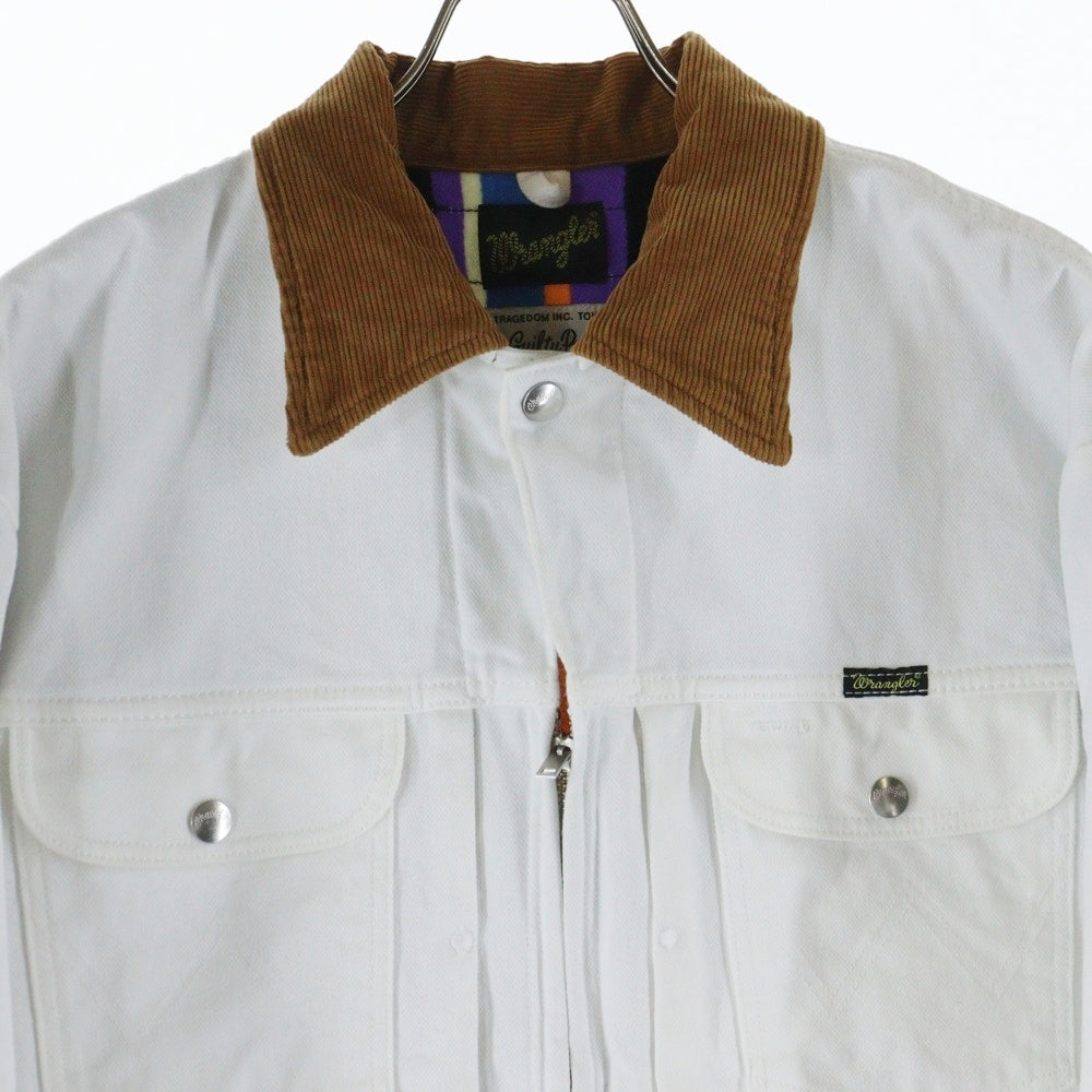 WACKO MARIA(ワコマリア) 23AW ×WRANGLER DENIM TRUCKER JACKET ラングラー デニムトラッカージャケット ホワイト 23FW-WMO-WG01