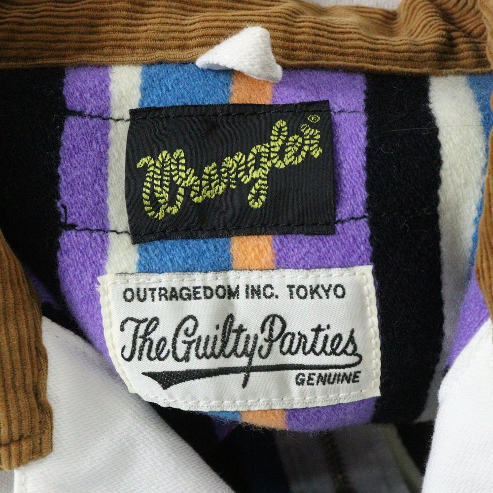 WACKO MARIA(ワコマリア) 23AW ×WRANGLER DENIM TRUCKER JACKET ラングラー デニムトラッカージャケット ホワイト 23FW-WMO-WG01