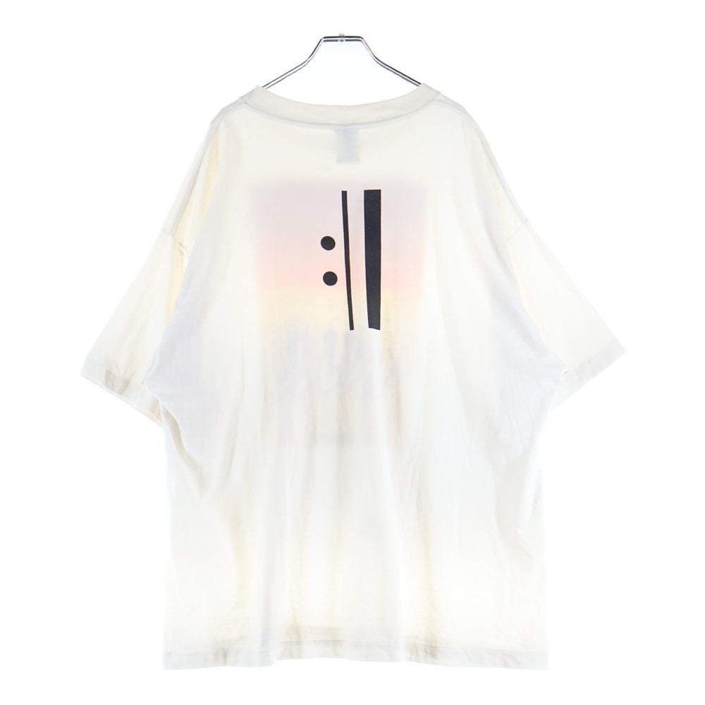 SAINT MICHAEL(セントマイケル) 25SS ×GEEKS RULE× EVANGELION EV_SS TEE ギークスルール エヴァンゲリオン劇場版 ムービープリント半袖Tシャツ ホワイト SM-HR8-0000-C13