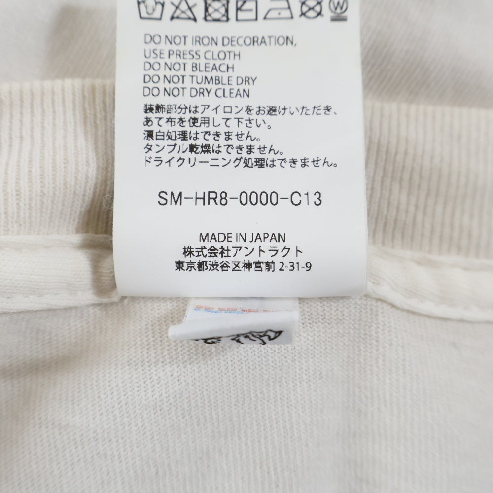 SAINT MICHAEL(セントマイケル) 25SS ×GEEKS RULE× EVANGELION EV_SS TEE ギークスルール エヴァンゲリオン劇場版 ムービープリント半袖Tシャツ ホワイト SM-HR8-0000-C13