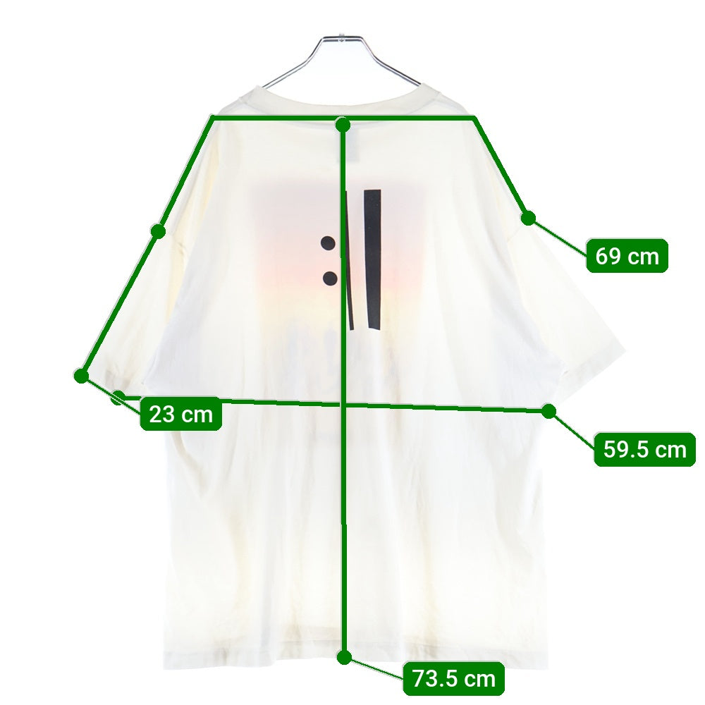 SAINT MICHAEL(セントマイケル) 25SS ×GEEKS RULE× EVANGELION EV_SS TEE ギークスルール エヴァンゲリオン劇場版 ムービープリント半袖Tシャツ ホワイト SM-HR8-0000-C13