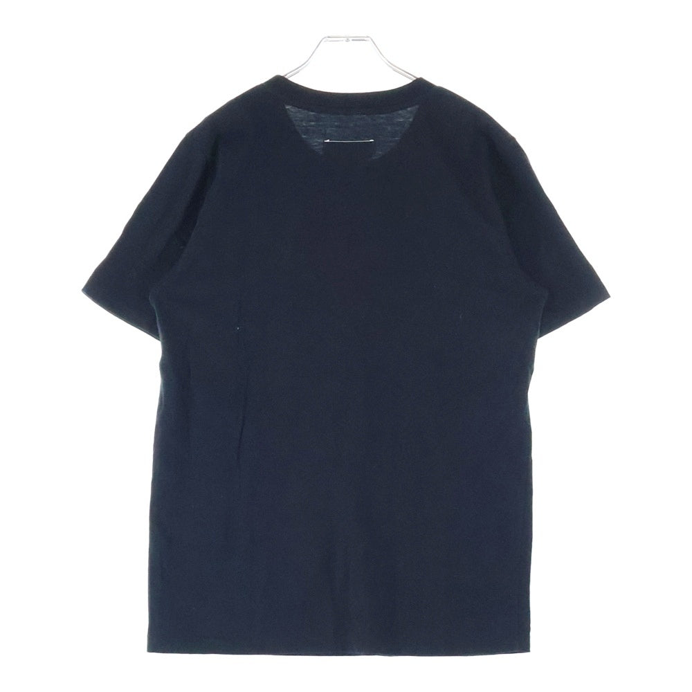 MM6 Maison Margiela(エムエムシックスメゾンマルジェラ) UNLIMITED EDITION TEE フロントプリントTシャツ 半袖クルーネックカットソー ブラック S32GC0522 S21058