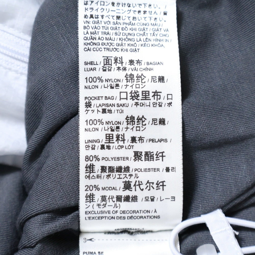 PUMA(プーマ) ×ROSE T7 OVERSIZED TRACK JACKET ロゼ オーバーサイズ ジップアップ ナイロントラックジャケット グレー 633793-32