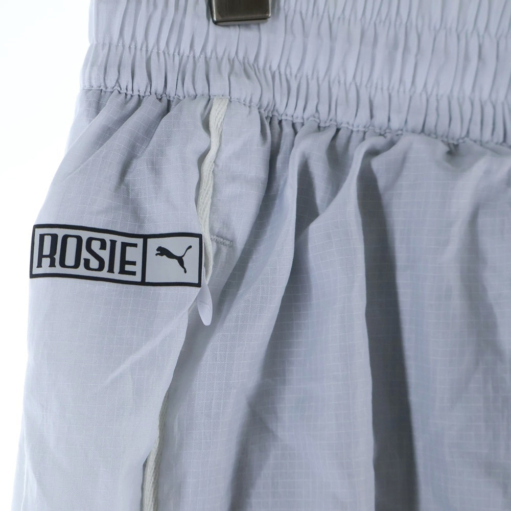 PUMA(プーマ) x ROSE T7 RELAXED TRACK PANTS ロゼ リラックスド ナイロントラックパンツ グレー 633796-32
