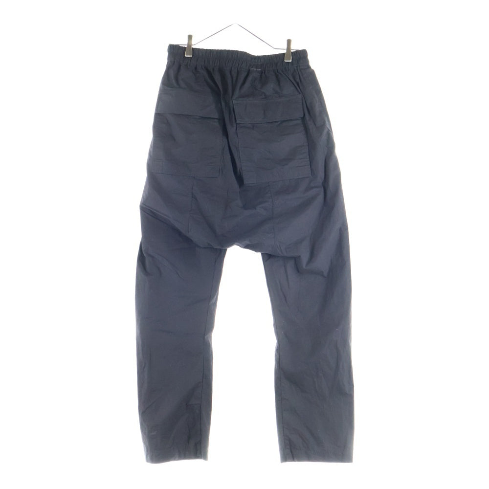 Rick Owens(リックオウエンス) 25SS DRAWSTRING LONG ドローストリング サルエルパンツ ブラック RU01E5380-P