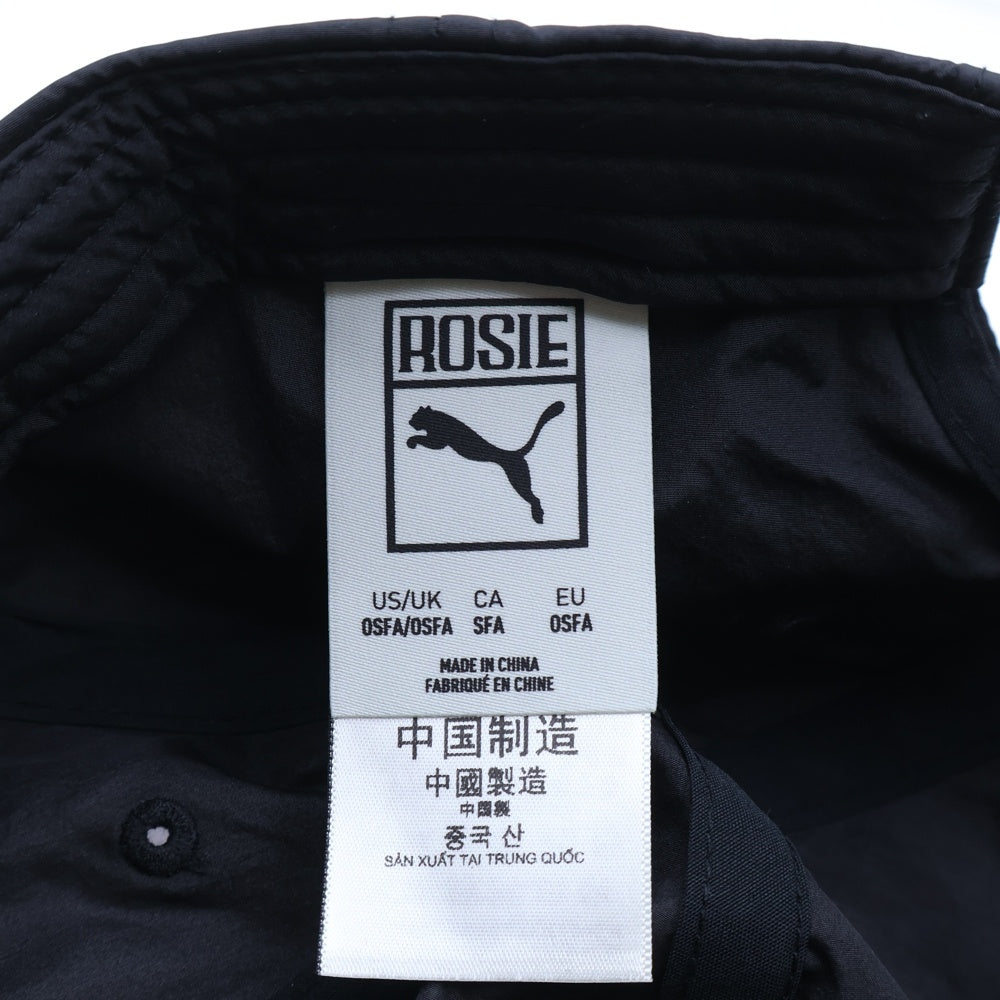 PUMA(プーマ) x ROSE BB CAP ロゼ ロゴ パッチ ナイロン キャップ ブラック 026682‐01