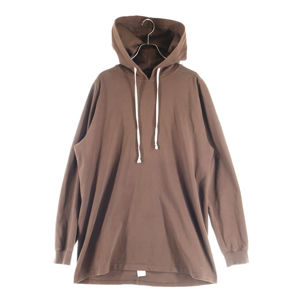 Rick Owens(リックオウエンス) 23AW ドローコード コットン プルオーバーパーカー ブラウン RU02C7285‐BA