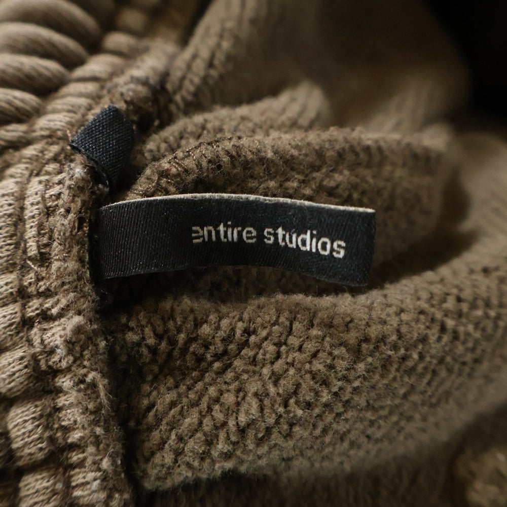 entire studios(エンタイア スタジオ) HEAVY SWEATPANT ヘビースウェットパンツ ブラウン ES2111 PO040