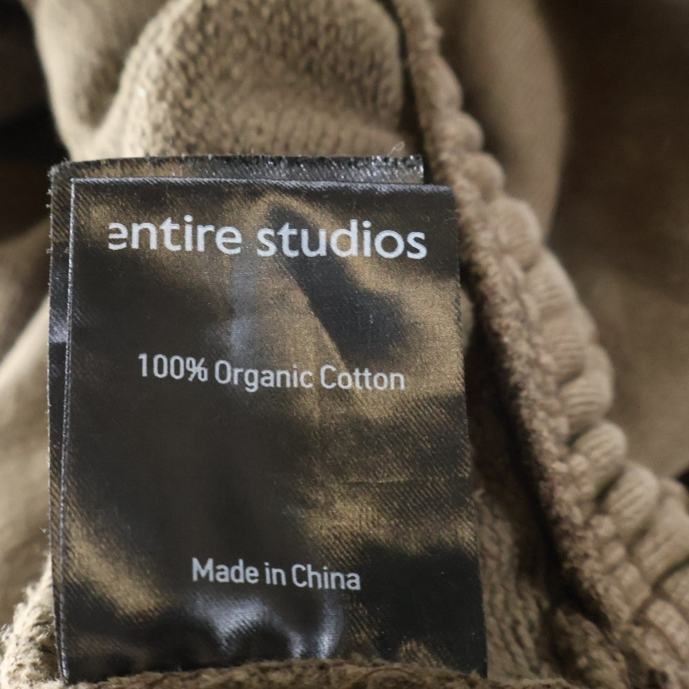 entire studios(エンタイア スタジオ) HEAVY SWEATPANT ヘビースウェットパンツ ブラウン ES2111 PO040