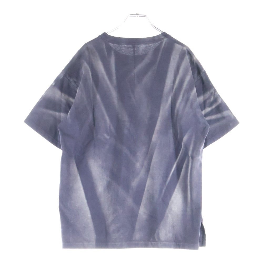 ISAMU KATAYAMA BACKLASH(イサムカタヤマバックラッシュ) COTTON PIGMENT COLOR T-SHIRT ハイゲージ天竺 クルーネック半袖Tシャツ カットソー ブラック 2159-01