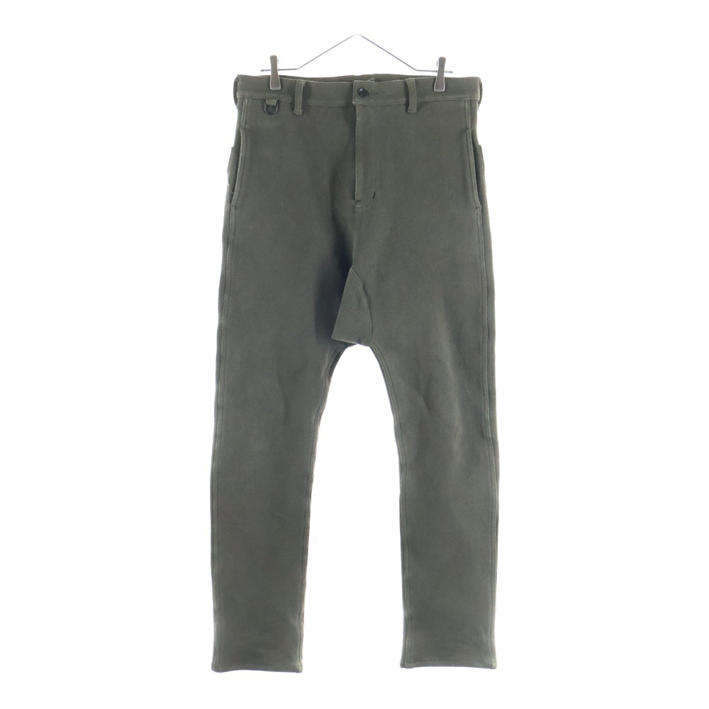 ISAMU KATAYAMA BACKLASH(イサムカタヤマバックラッシュ) SUPER STRETCH DOBBY CLOTH SARROUEL SKINNY PANTS スーパーストレッチ コットン サルエルスキニーパンツ ブラウン 2131-02