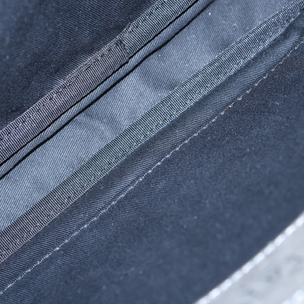 NO BRAND(ノーブランド) Portaille ポルタユ mini shoulder bag with overlock stitch オーバールックステッチ レザー ミニショルダーバッグ ブラウン