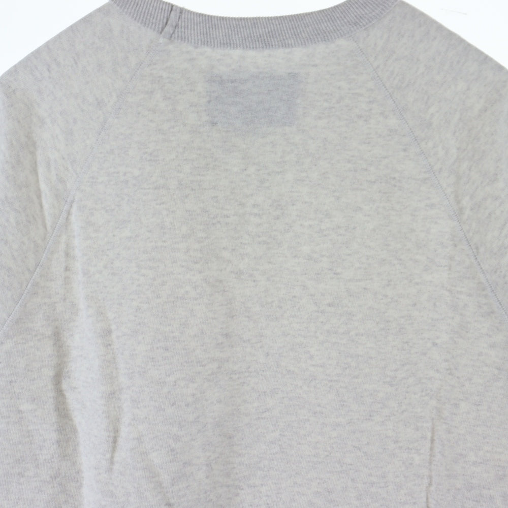 NO BRAND(ノーブランド) N/07 エヌゼロナナ RAGLAN SHORT SLEEVE TOPS ラグラン ショートスリーブ トップス 半袖スウェット グレー