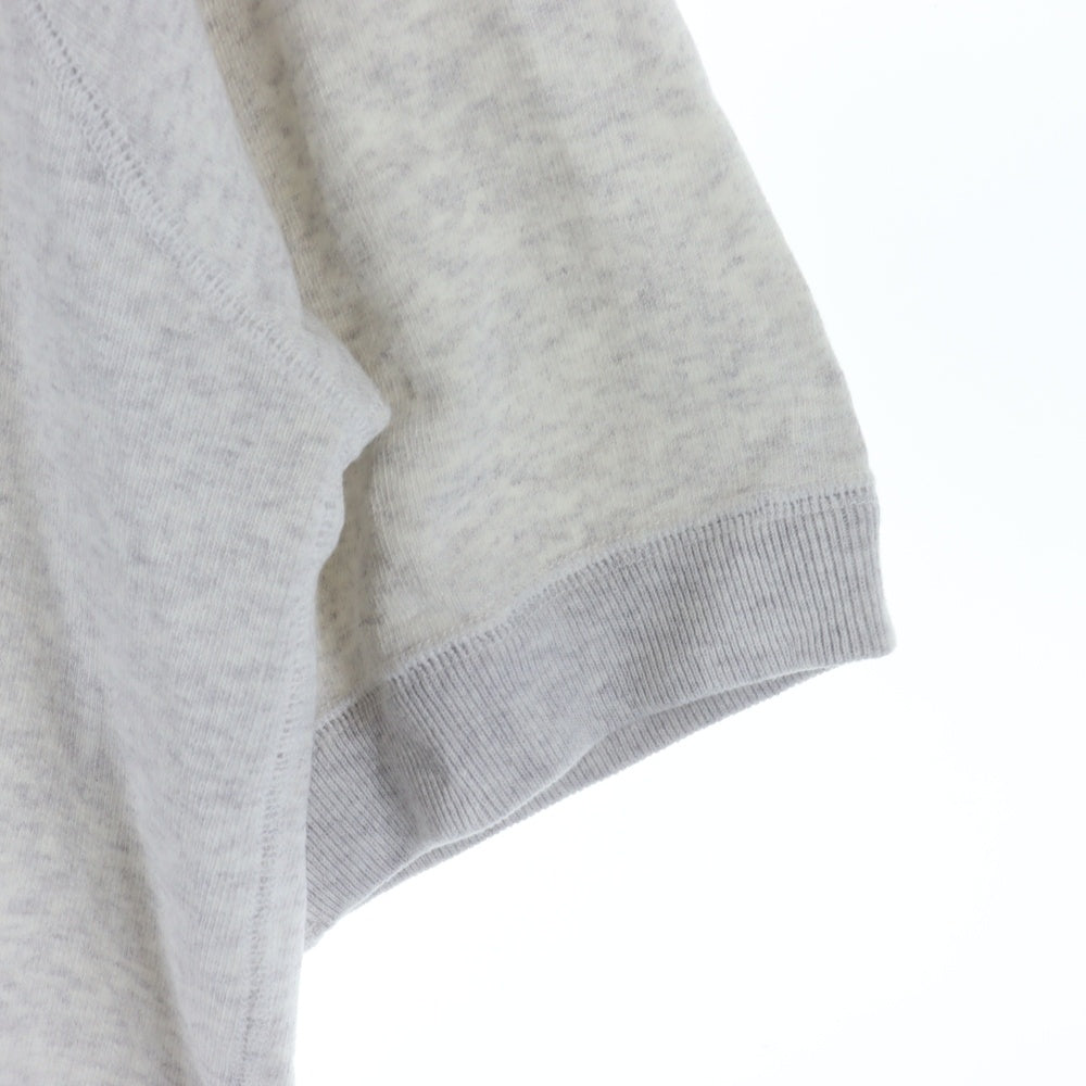 NO BRAND(ノーブランド) N/07 エヌゼロナナ RAGLAN SHORT SLEEVE TOPS ラグラン ショートスリーブ トップス 半袖スウェット グレー