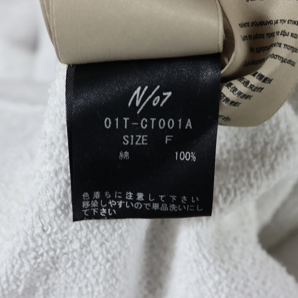 NO BRAND(ノーブランド) N/07 エヌゼロナナ RAGLAN SHORT SLEEVE TOPS ラグラン ショートスリーブ トップス 半袖スウェット グレー