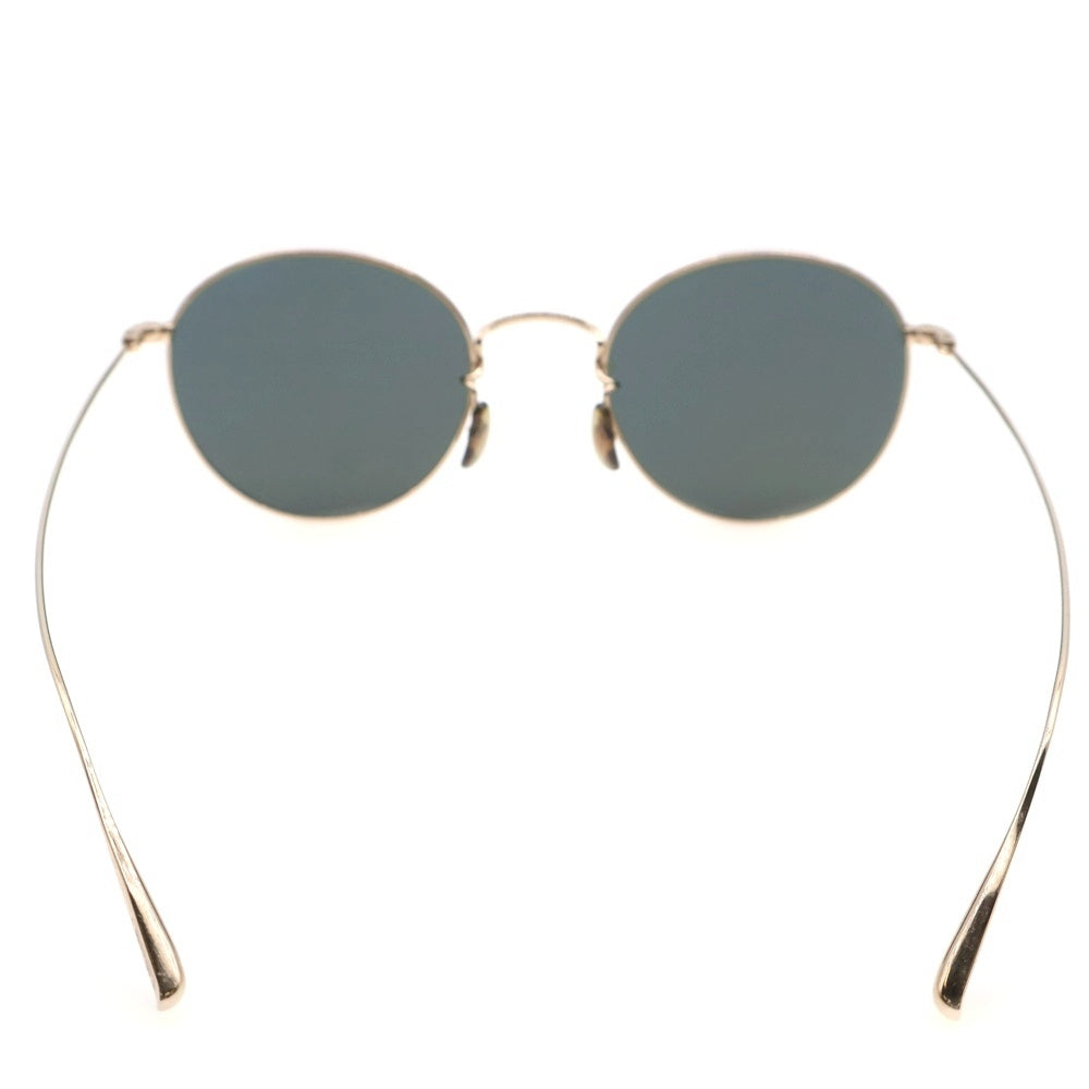 OLIVER PEOPLES(オリバーピープルズ) Elia ラウンドシェイプ メタルフレーム カラーレンズサングラス ゴールド