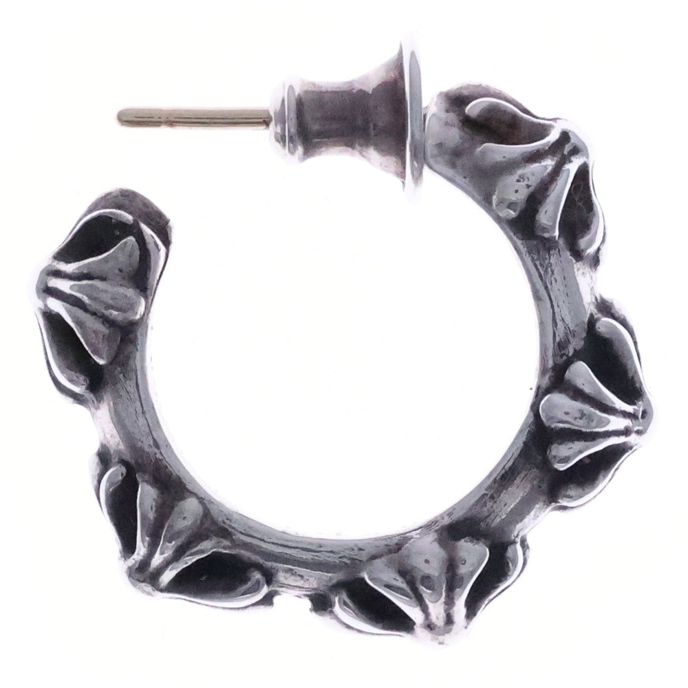 CHROME HEARTS(クロムハーツ) HOOP CROSS クロスバンド フープピアス シルバー BCA100
