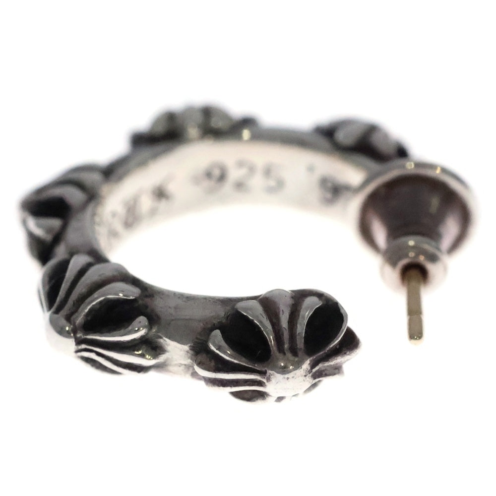 CHROME HEARTS(クロムハーツ) HOOP CROSS クロスバンド フープピアス シルバー BCA100