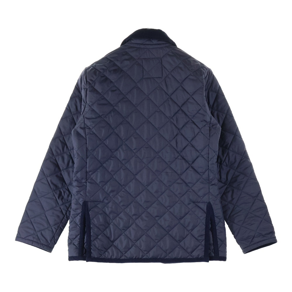 LAVENHAM(ラベンハム) UK製 襟コーデュロイ キルティングジャケット ネイビー LVH-18-BP