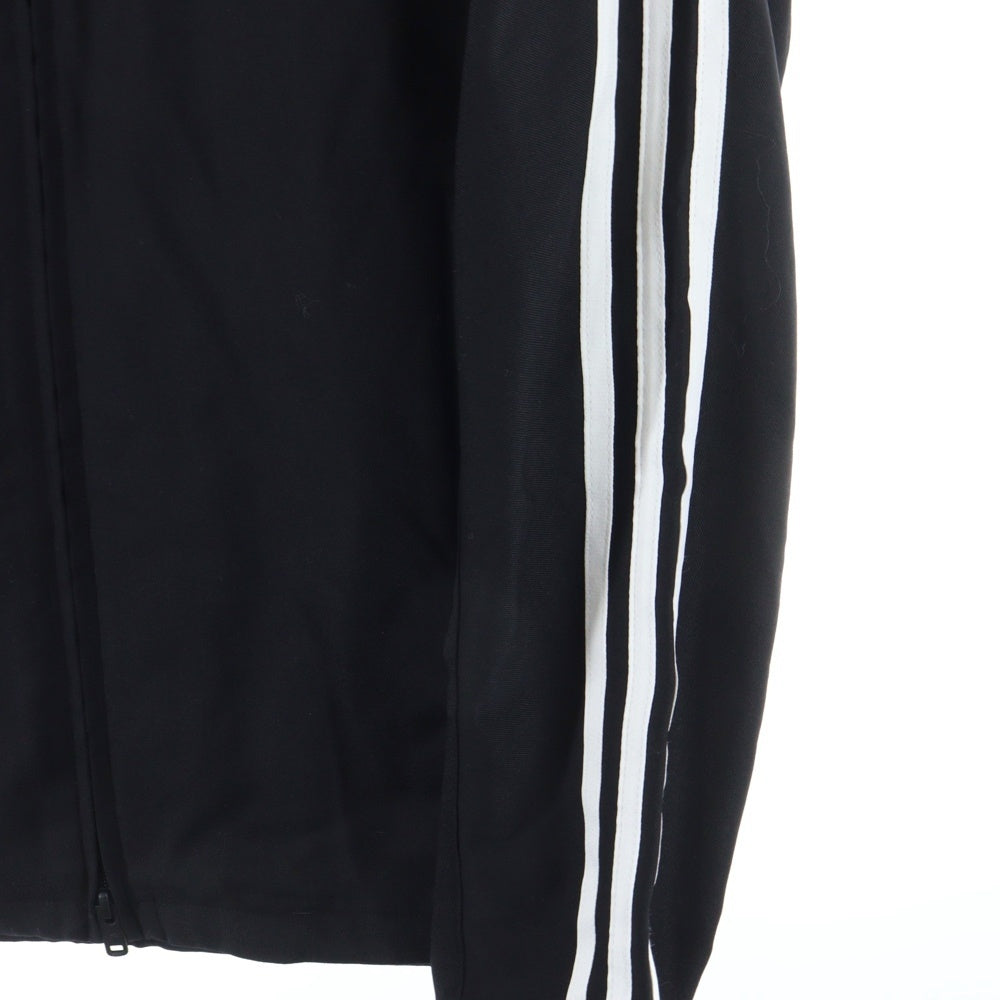 Y-3(ワイスリー) M REF WO TT サイドスリーストライプ ポリエステルウール ロゴプリント ジップアップジャケット ブラック IW7462