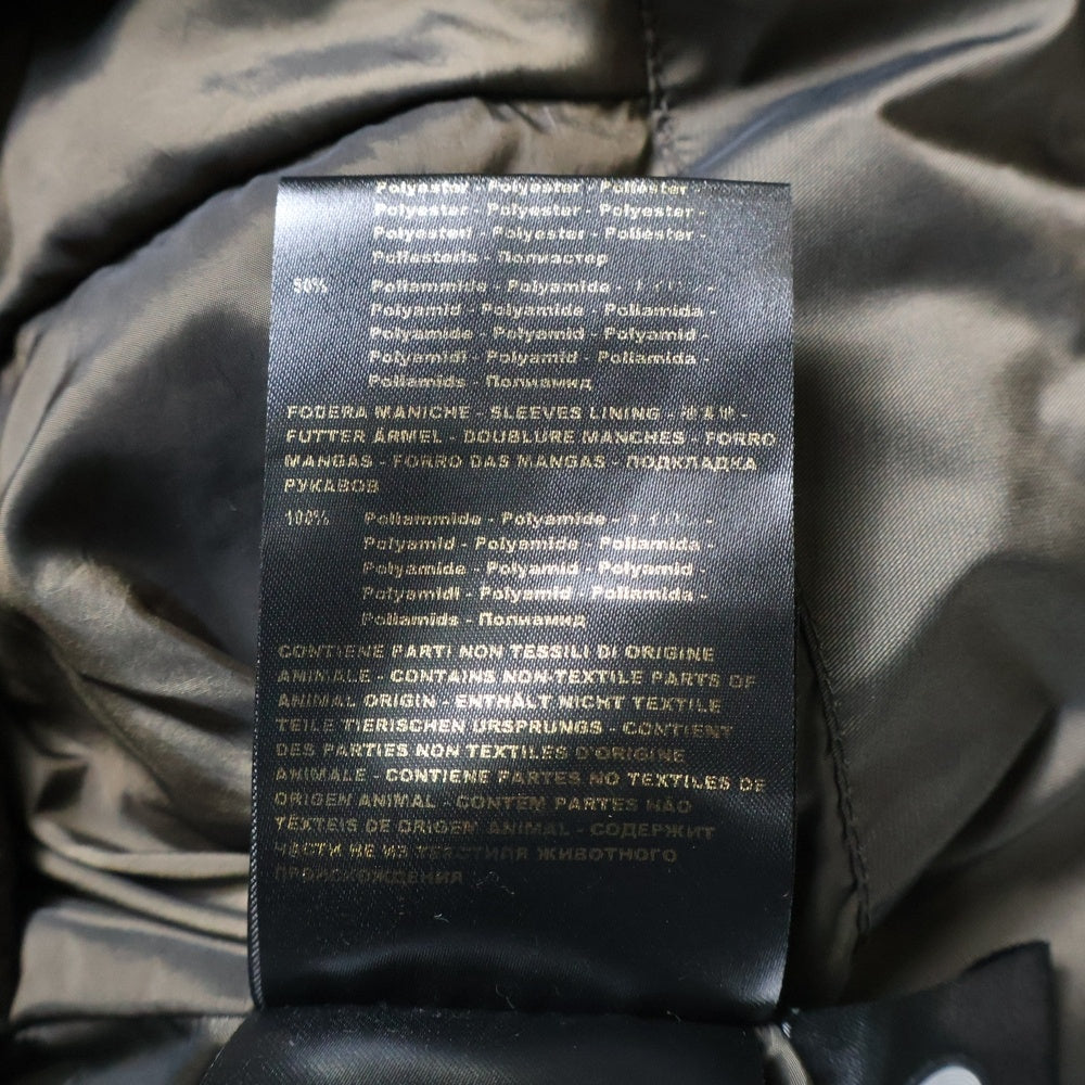 MOORER(ムーレー) SIRO シロ マルチポケット ファー切り替え ベルト付き ジップアップ ダウンジャケット ブラウン SIRO-KM