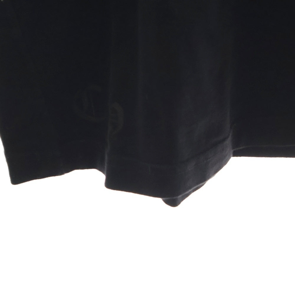 CHROME HEARTS(クロムハーツ) CH T-SHIRT スクロールラベルプリント クルーネック ポケット 半袖Tシャツ