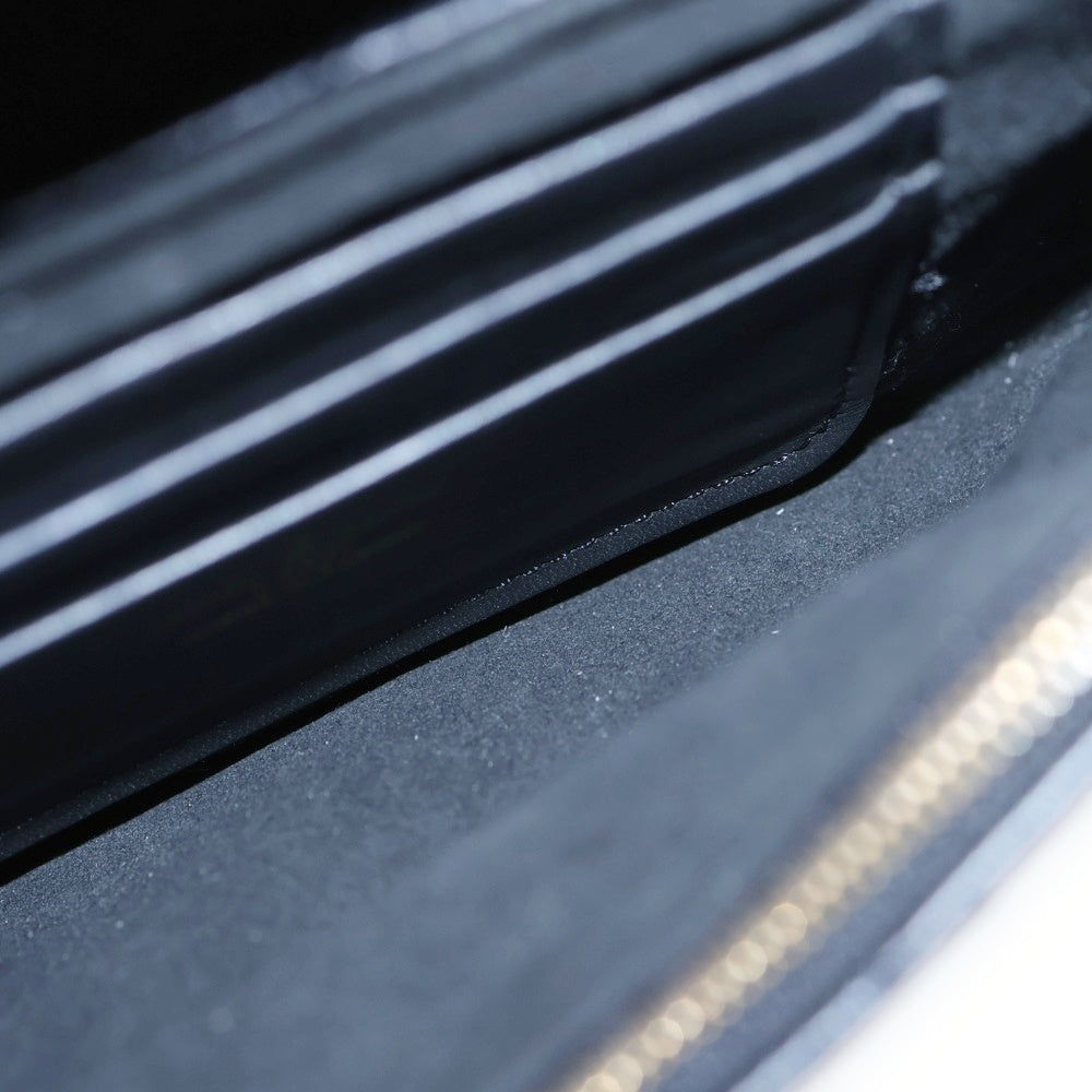 LOUIS VUITTON(ルイヴィトン) ニューウェーブ LV ロゴ レザー チェーン ポシェット ショルダーバッグ ブラック/ゴールド M63929 TJ0199