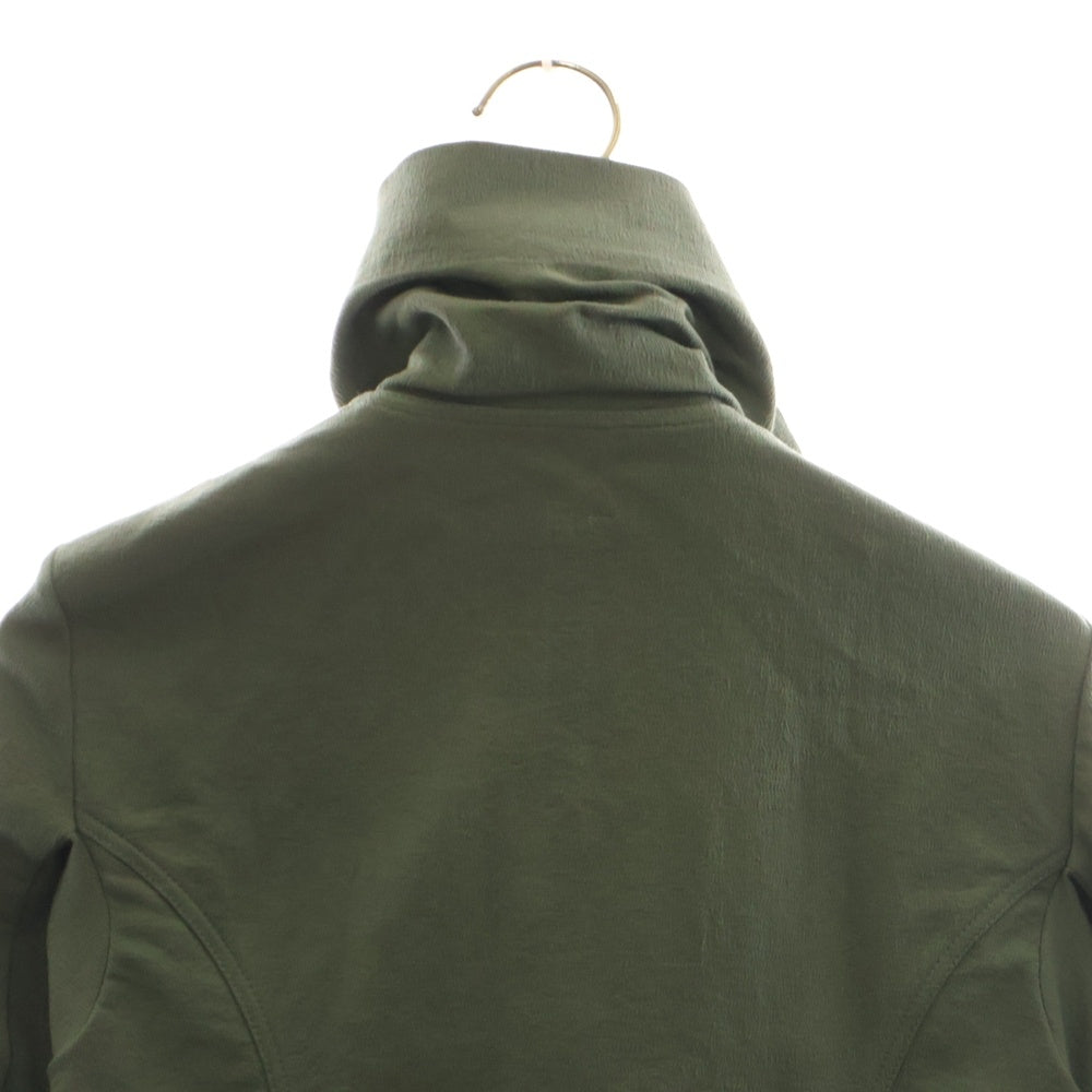 Rick Owens(リックオウエンス) 18SS ハイネック コットン ドレープ ジップアップジャケット グリーン RP18S8731-GG