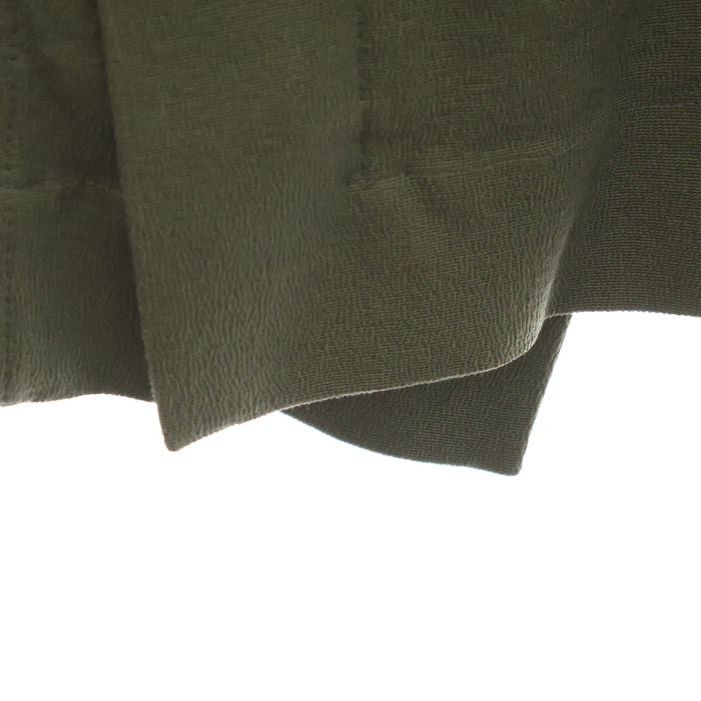 Rick Owens(リックオウエンス) 18SS ハイネック コットン ドレープ ジップアップジャケット グリーン RP18S8731-GG