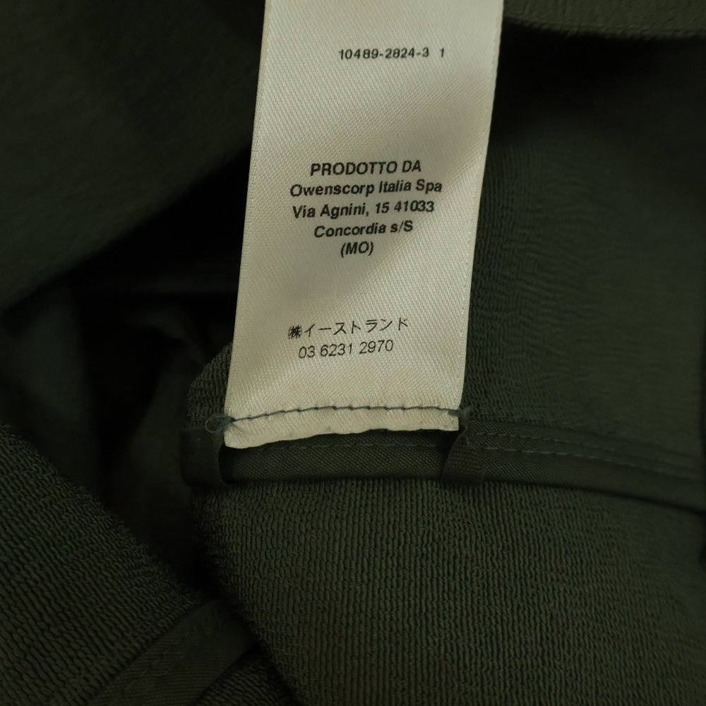 Rick Owens(リックオウエンス) 18SS ハイネック コットン ドレープ ジップアップジャケット グリーン RP18S8731-GG