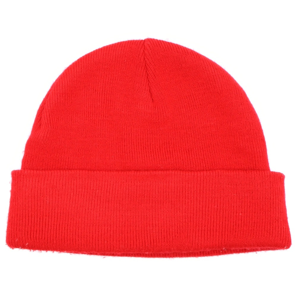 SUPREME(シュプリーム) 18AW Classic Logo Script Beanie クラシック ロゴデザイン スクリプト ビーニー ニット帽 レッド