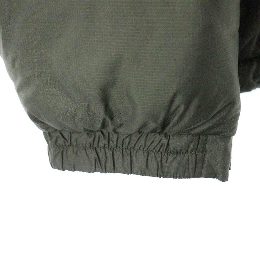THE NORTH FACE(ザノースフェイス) NUPTSE JACKET ヌプシ 胸ロゴデザイン ダブルポケット ジップアップ ダウンジャケット グリーン ND91841