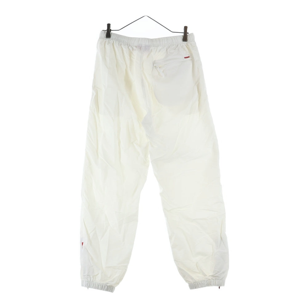 SUPREME(シュプリーム) 21AW Warm Up Pant ウォームアップ トラックパンツ ホワイト/レッド