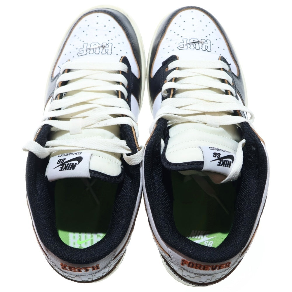 NIKE SB(ナイキエスビー) ×HUF DUNK SB LOW OG QS SAN FRANCISCO ハフ ダンク サンフランシスコ ローカットスニーカー レディース ブラック/ホワイト US6.5/24.5cm FD8775-001